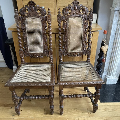 Antique hand carved chair - hand, with
