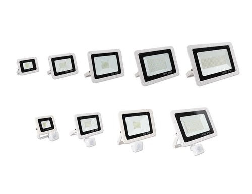 White body led floodlight 10w - body,