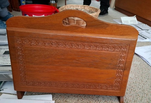 Vintage mid century wooden - mid,