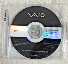 Sony Vaio Recovery Disk for Sony VGC-JS1E Genuine RARE