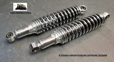 SUZUKI T 500 MOTORCYCLE SHOCK ABSORBERS CENTER DISTANCE 302MM CHROME 
