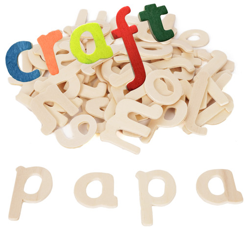 Wooden lowercase letters z - lowercase, a–z