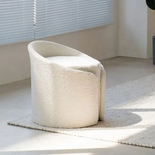 Teddy boucle vanity chair - teddy,