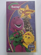 BARNEY CHRISTMAS STAR VHS 