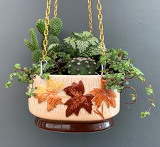 VINTAGE Sylvac Pottery HANGING PLANTER Small PLANT POT