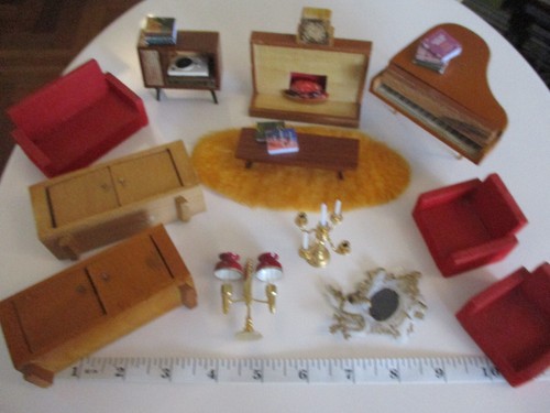 Vintage dolls house furniture - vintage,