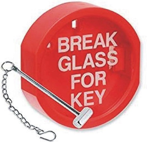Break glass key box - key, &