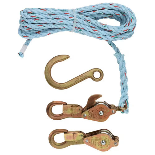 Block and tackle - with, anchor