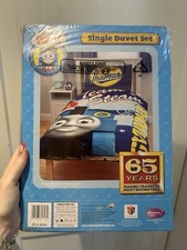 Thomas The Tank Engine Single Duvet Cover And Pillowcase Bedding Set - Brand New