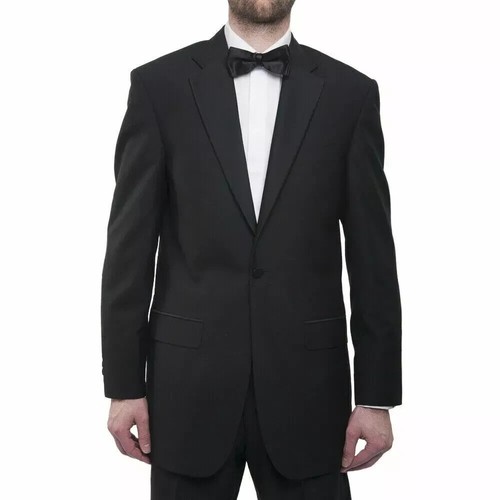 Mens black tuxedo suit - tuxedo,