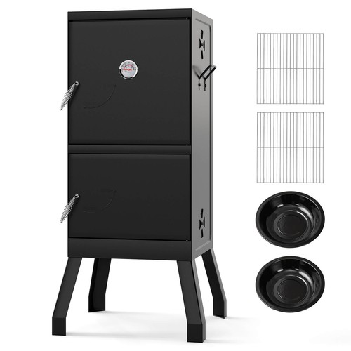 Vertical charcoal smoker bbq - charcoal,