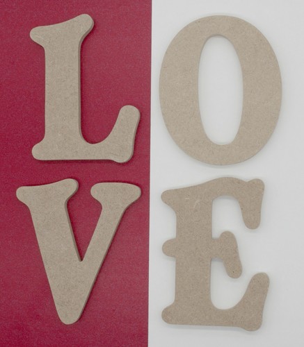 Wooden letters made - wooden,