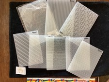 7 darice 1 sizzix embossing folders geometric patterns used