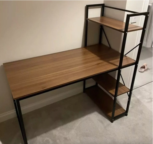 Rustic computer desk - rustic, storage