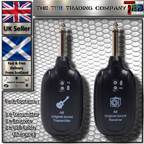 Wireless guitar system 4 - system,