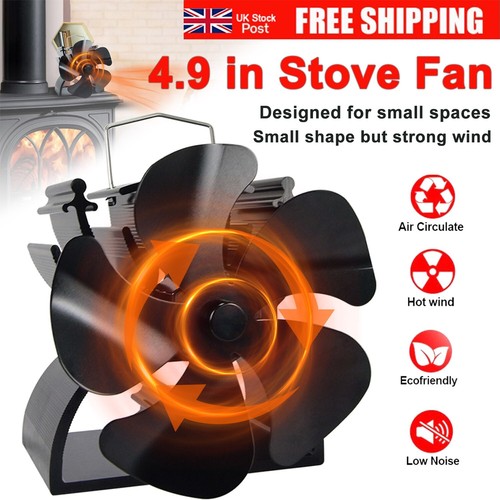 9in heat powered - stove, top