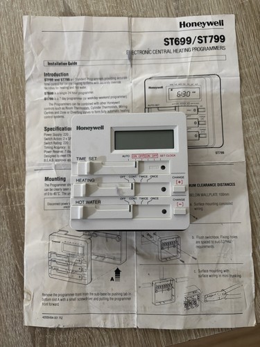 Honeywell st699 st799 - honeywell, central