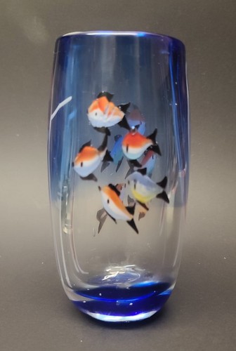 Murano style glass - glass, vase