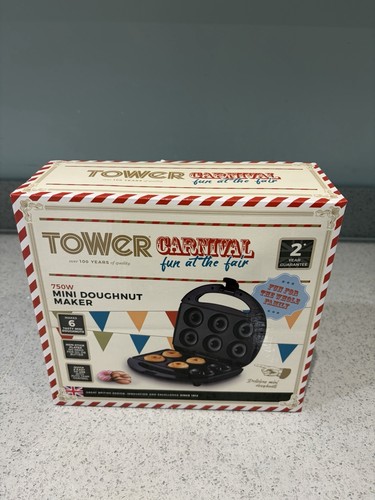 Tower mini doughnut maker - doughnut, maker.