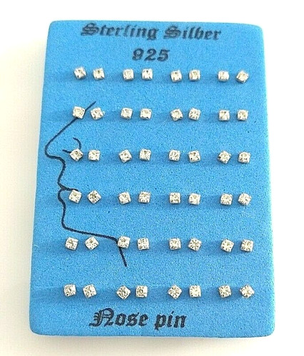 5mm diamond nose stud - diamond,
