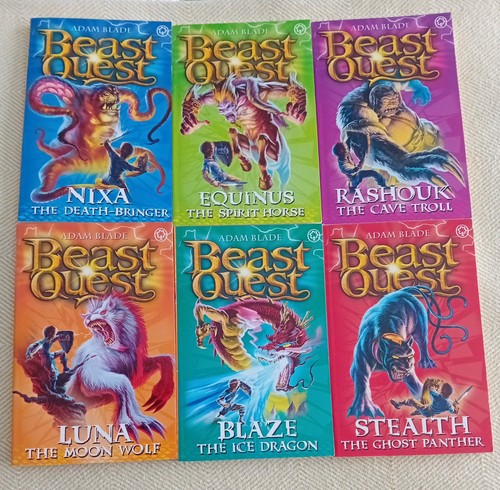 Beast quest series 1 - 4, (1-6