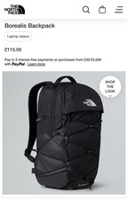 The North Face Borealis backpack in black RRP£115