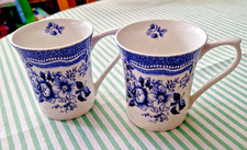 Queens Fine Bone China Blue &