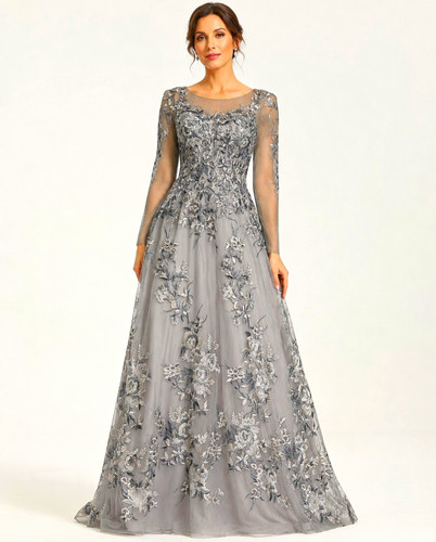 House women gray floral - house,