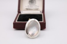 Silver 925 and mother of pearl ring