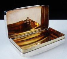 Antique Sterling Silver Snuff