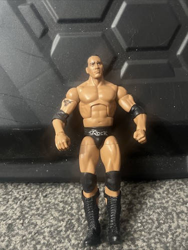 Mattel wwe the rock - wwe, rock'