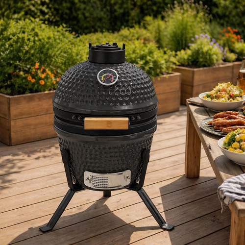 Ceramic smoker barbecue - ceramic,