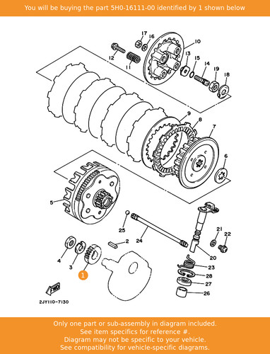 Yamaha gear primary - yamaha, drive