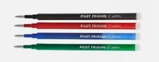 Pilot FriXion Rollerball Refills for Erasable Pens 0.7m - BLACK BLUE RED GREEN