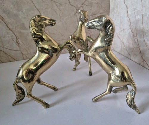 Hollywood regency brass horse - hollywood,