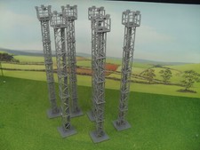 PACK OF 6  No.57   OO  LIGHTING TOWER & LAMPS  unpainted suit Hornby and Peco