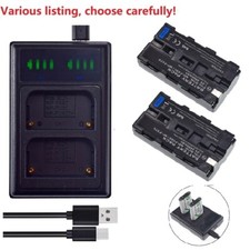 Battery or Charger for Sony NP-F330 F550 DCR-VX2100 DSR-PD150 DSR-PD170 FDR-AX1