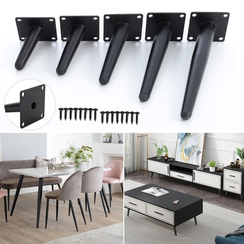 Metal furniture legs - 4x,