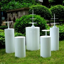 5X Metal Plinth Cylinder