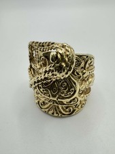 9ct Large Gents Saddle Ring