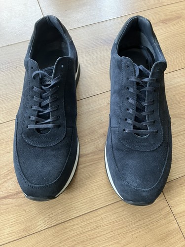Loake bannister navy suede - loake,