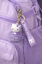 Purple Hello Kitty Keyring