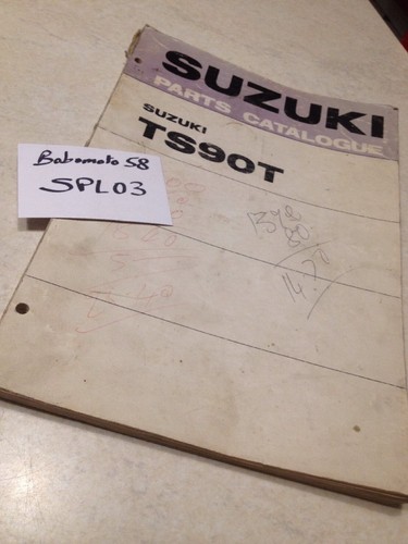 Suzuki parts list - suzuki, catalogue
