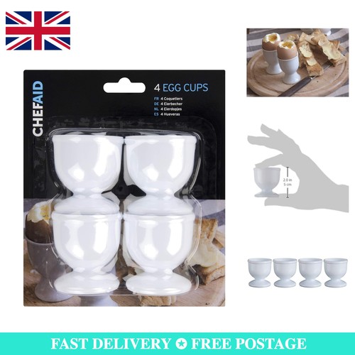 Durable white plastic - durable, cups