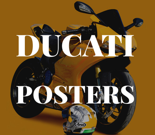 Ducati motorbike poster print - motorbike,