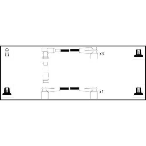 Leads ignition cables kit - ignition,