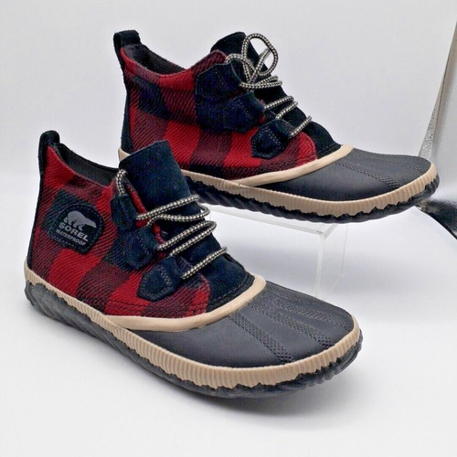 Sorel buffalo check - black, red