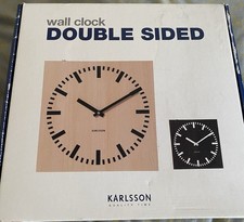Karlsson Double sided Clock