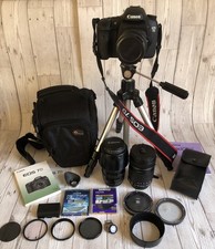 Canon EOS 7D SLR Camera w 3