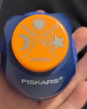 Fiskars 3-in-1 Celestial Card/Paper Punch slightly used